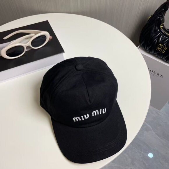 Miu Miu black baseball cap main image 7